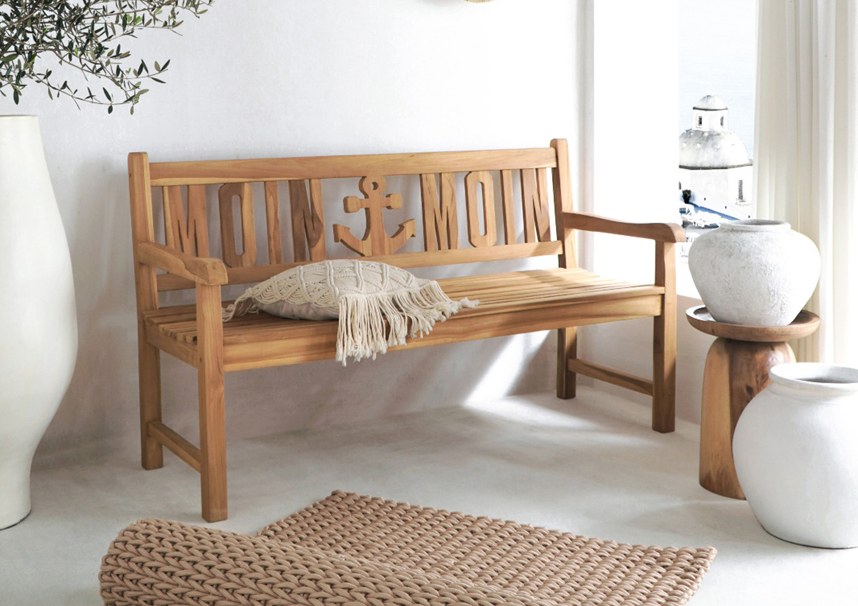 Gartenbank MOIN MOIN | Teakholz | 150 cm