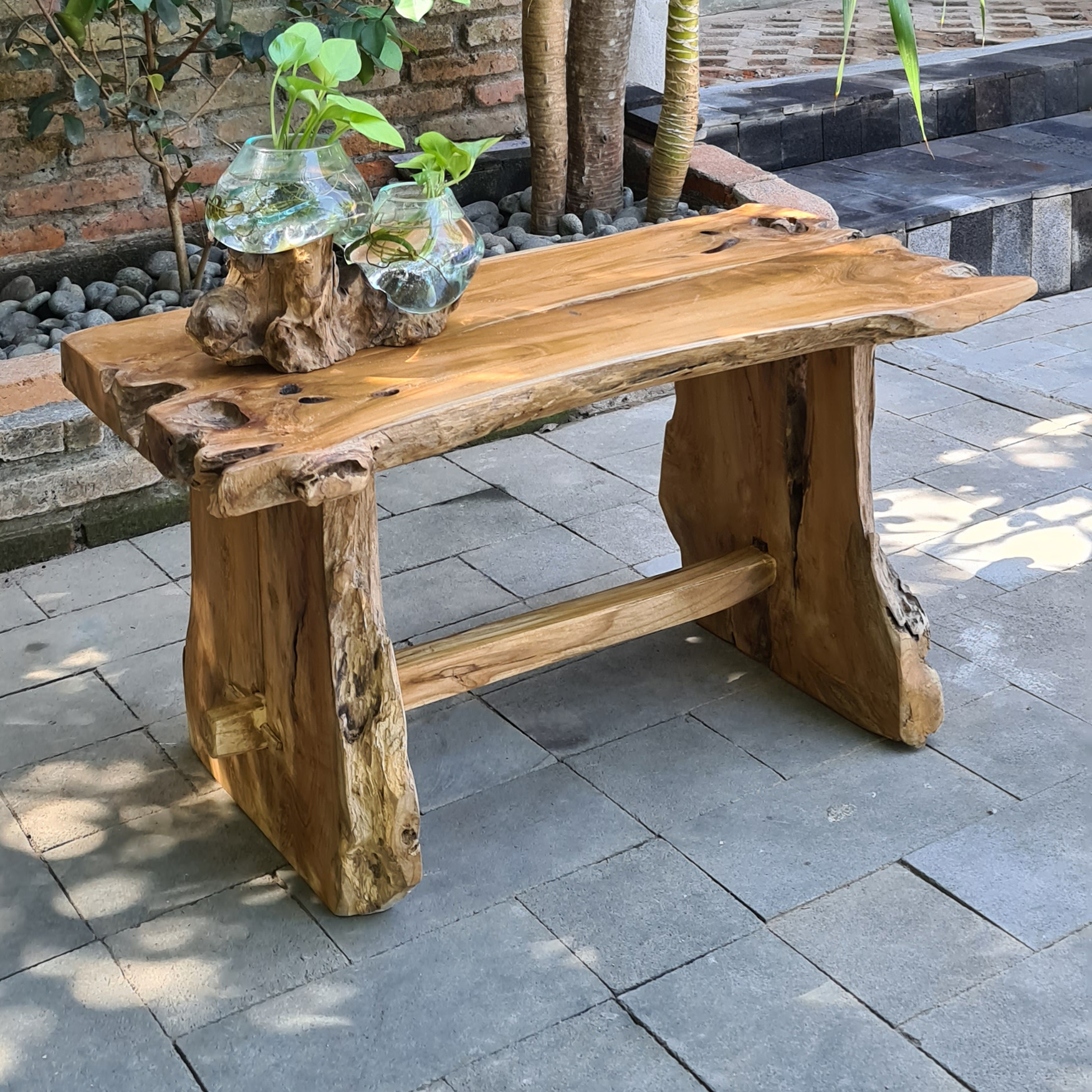 Sitzbank PRIMO | recyceltes Teakholz | ca. 120 cm