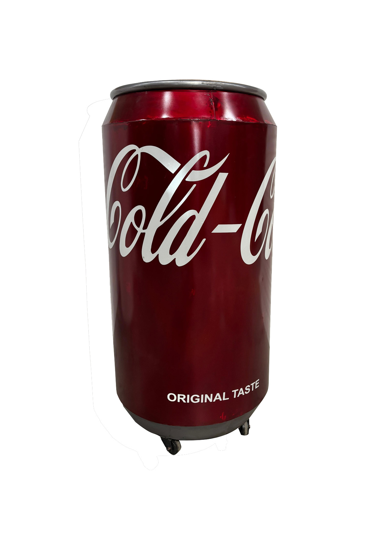 Stehbar COLA-DOSE | Metall vintage rot | Mangoholz