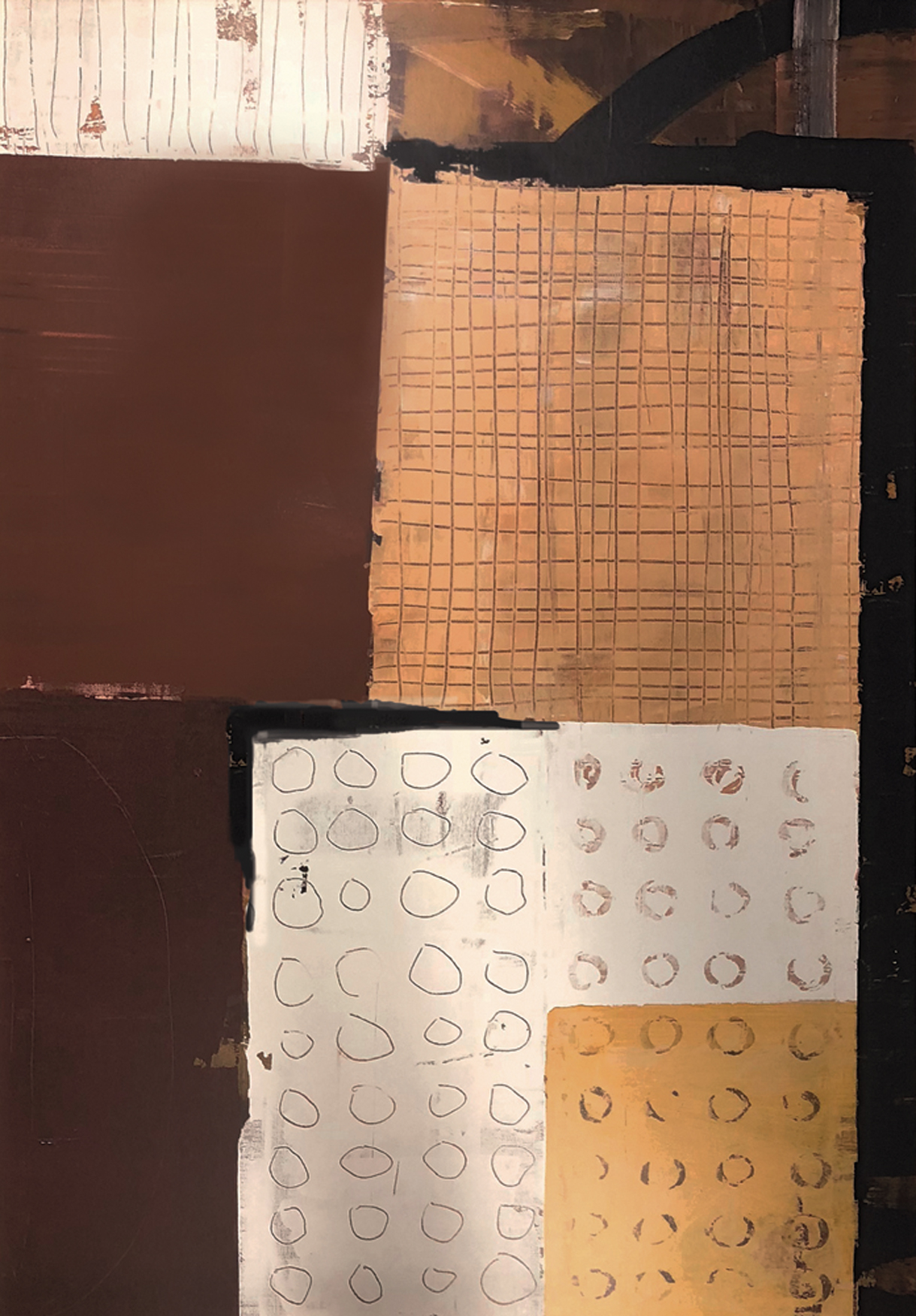 Luxusteppich MondiArt | RYTHM | moderne Kunst | B/L: ca. 160 x 230 cm