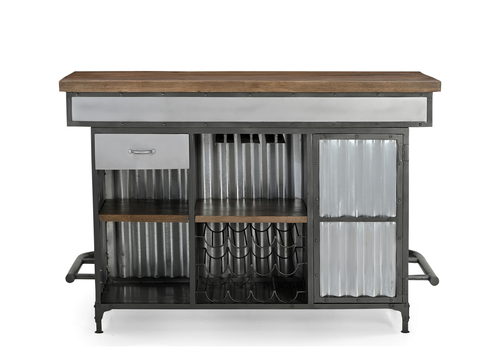Bartresen/Ladentheke THEKE| Metall/Holz | 160 cm breit