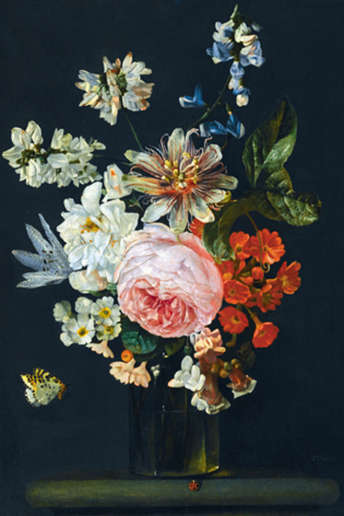 Wandtextil MondiArt | STILL LIFE OF ROSES | mit Alu-Rahmen | M: 80 x 120 cm