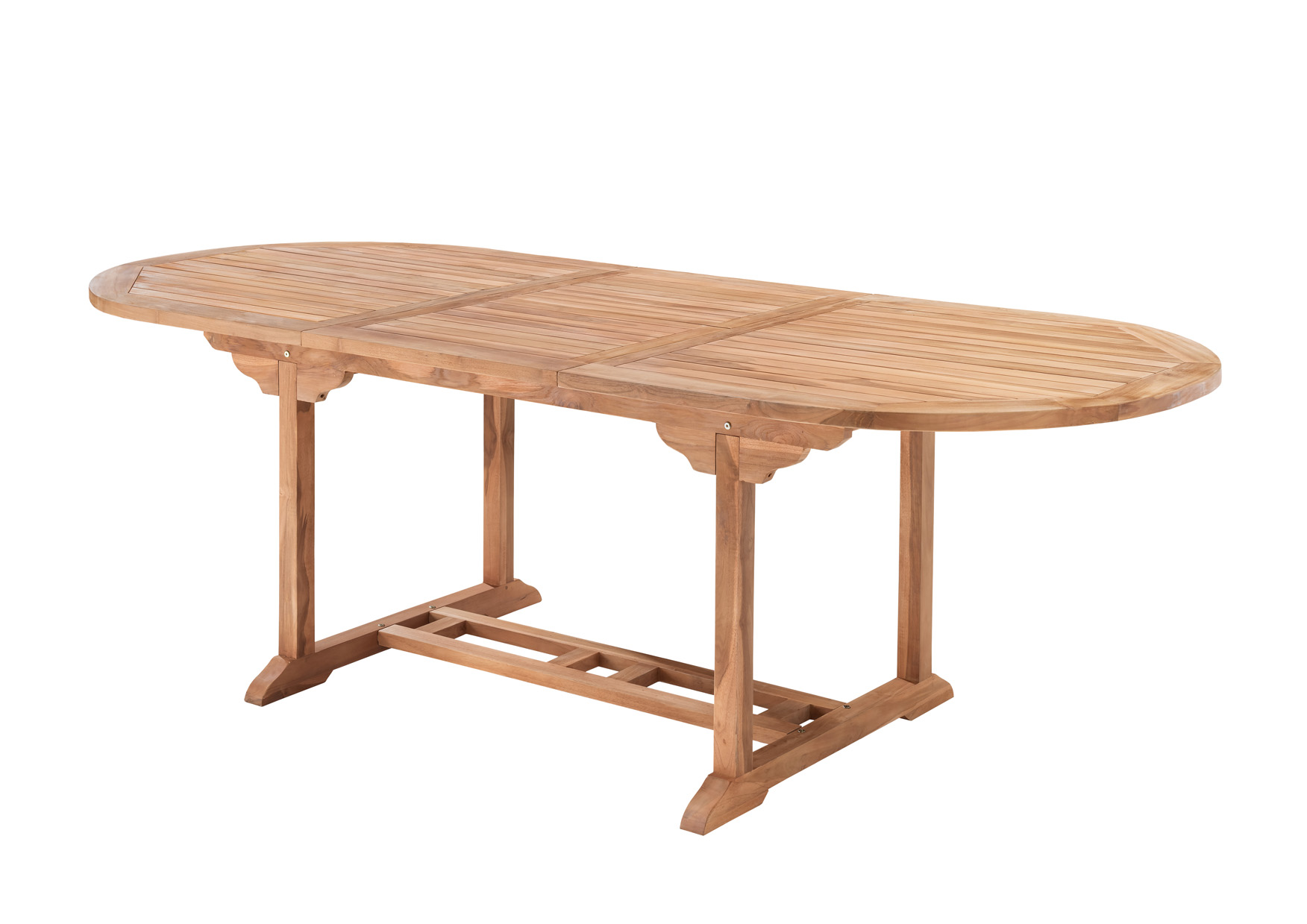 Garten-Esstisch MODENA | Teak | oval | ausziehbar | 180 (240) x 100 cm