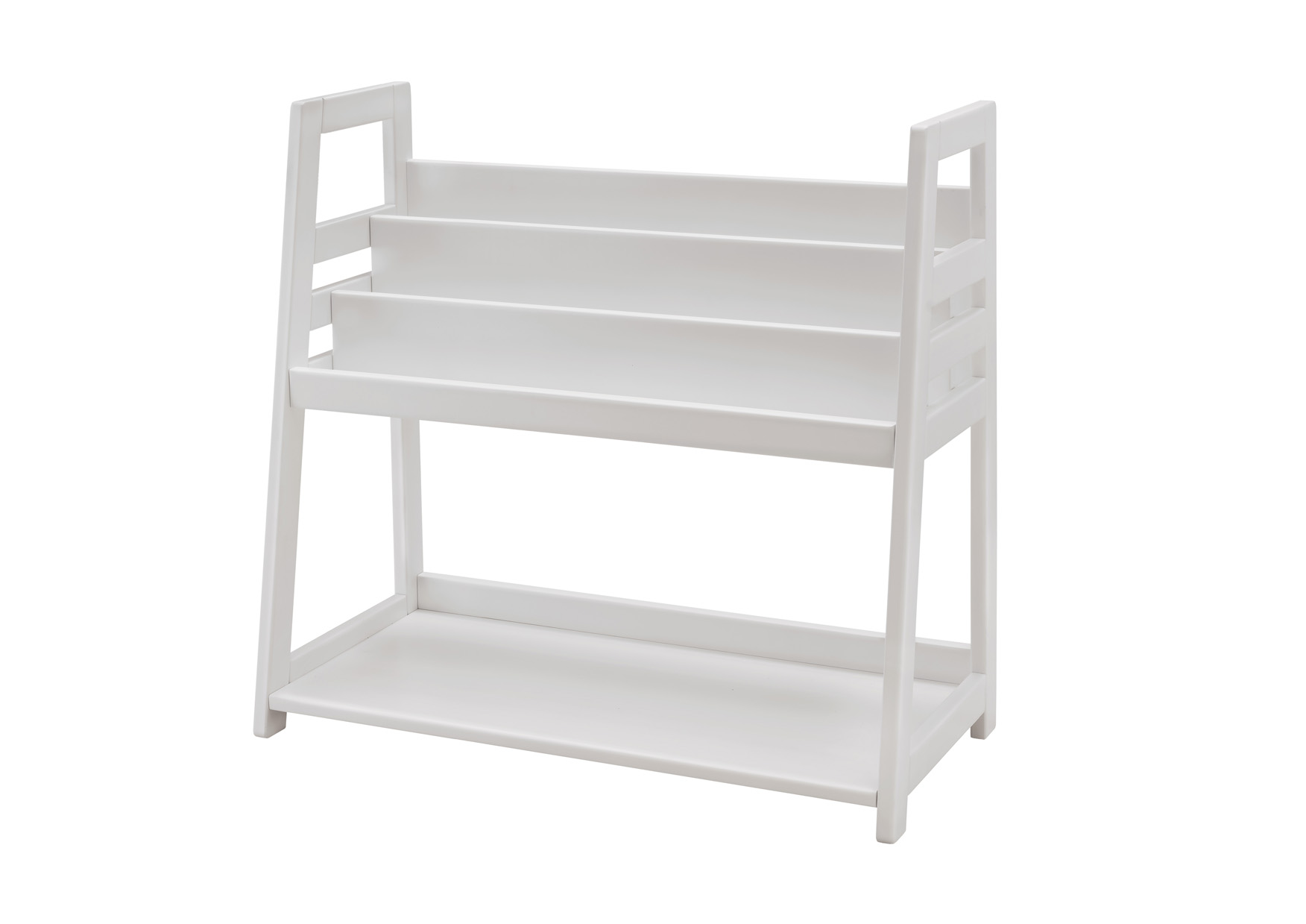 Regal/Kinderregal MONTESSORI 1 | Buche weiß lackiert | B/H/T: ca. 83 x 75 x 38 cm