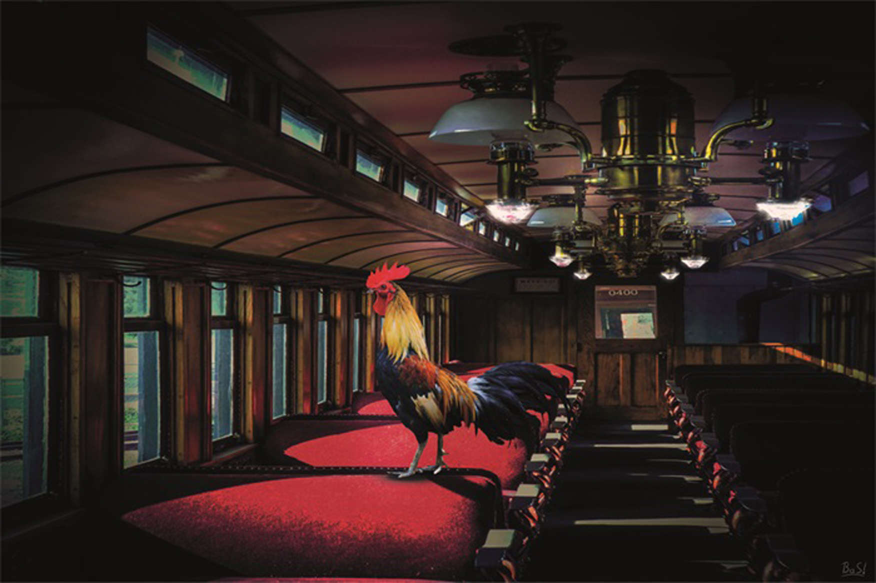 Wandbild MondiArt | CHICKEN PALACE | AluArt glänzend | XXL: 300 x 200 cm