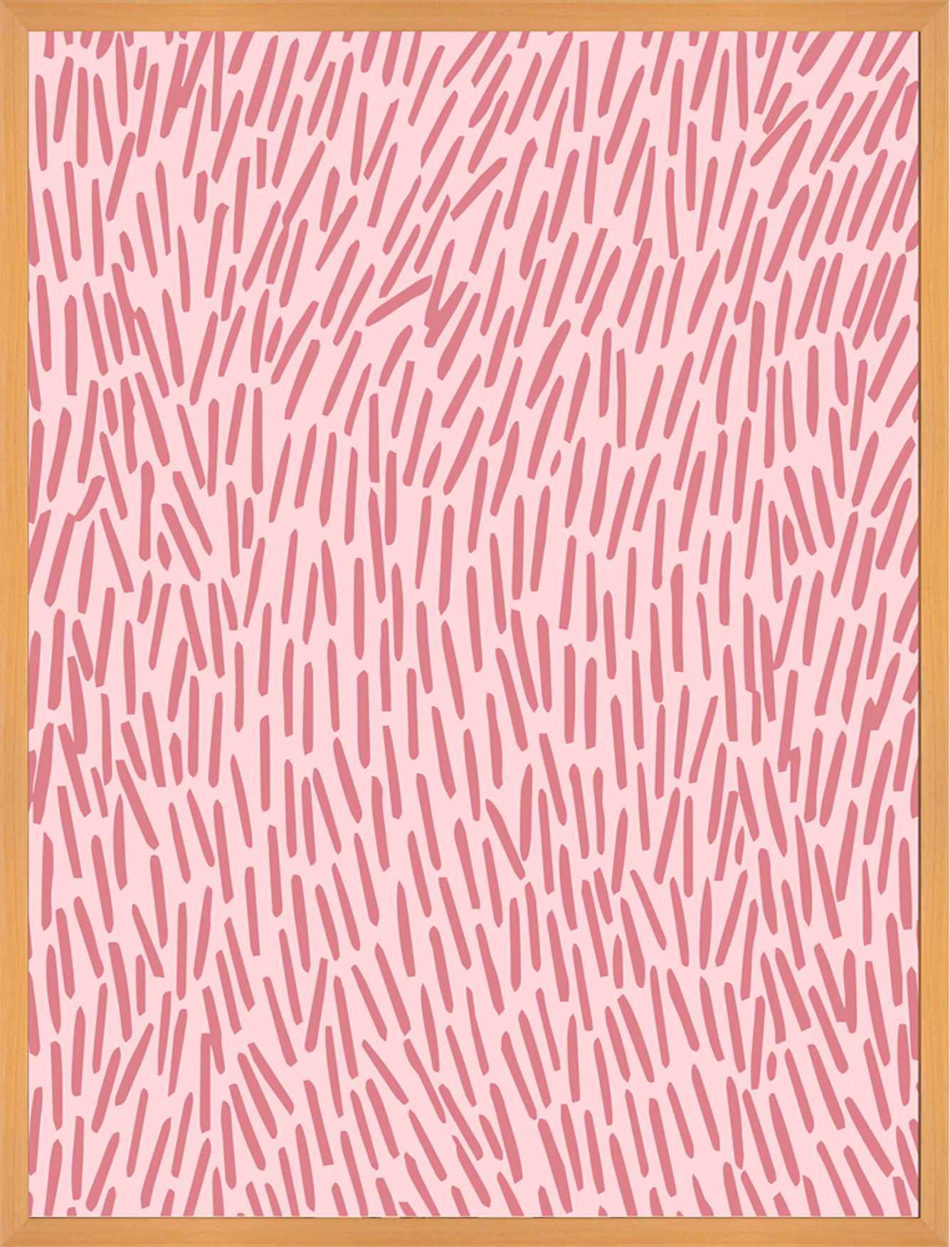 Wandbild MondiArt | STRIPES ALL OVER | mit Rahmen | S : 40 x 50 cm