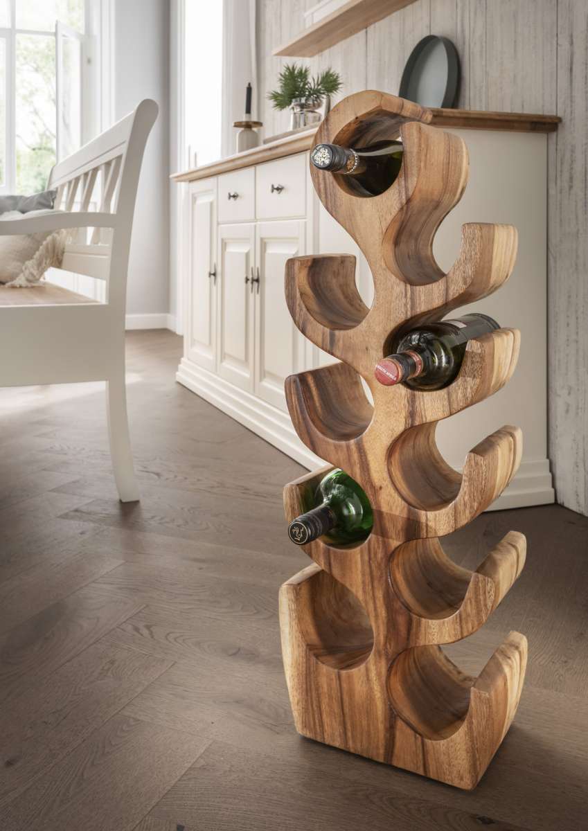 Weinregal | KAKTUS | Holz | 10 Flaschen | 80 cm hoch