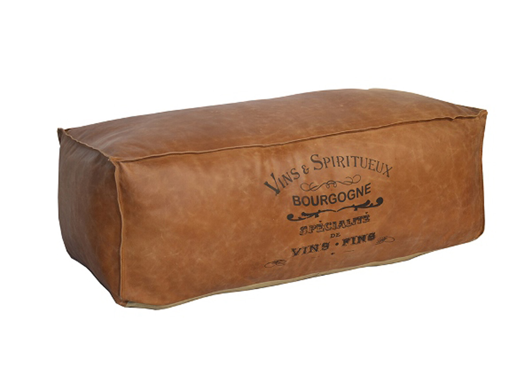 Lederhocker| Sitzsack XXL | 120 cm