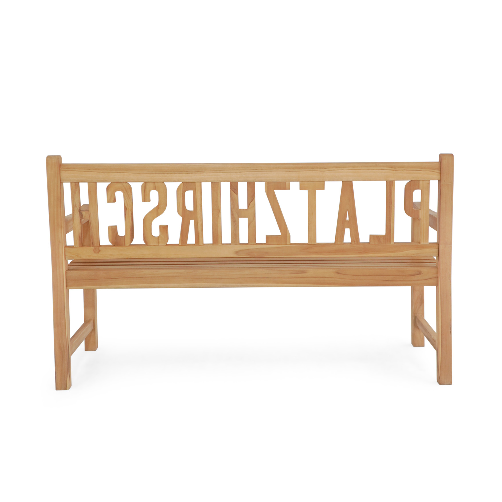 Gartenbank PLATZHIRSCH | Teakholz | 150 cm