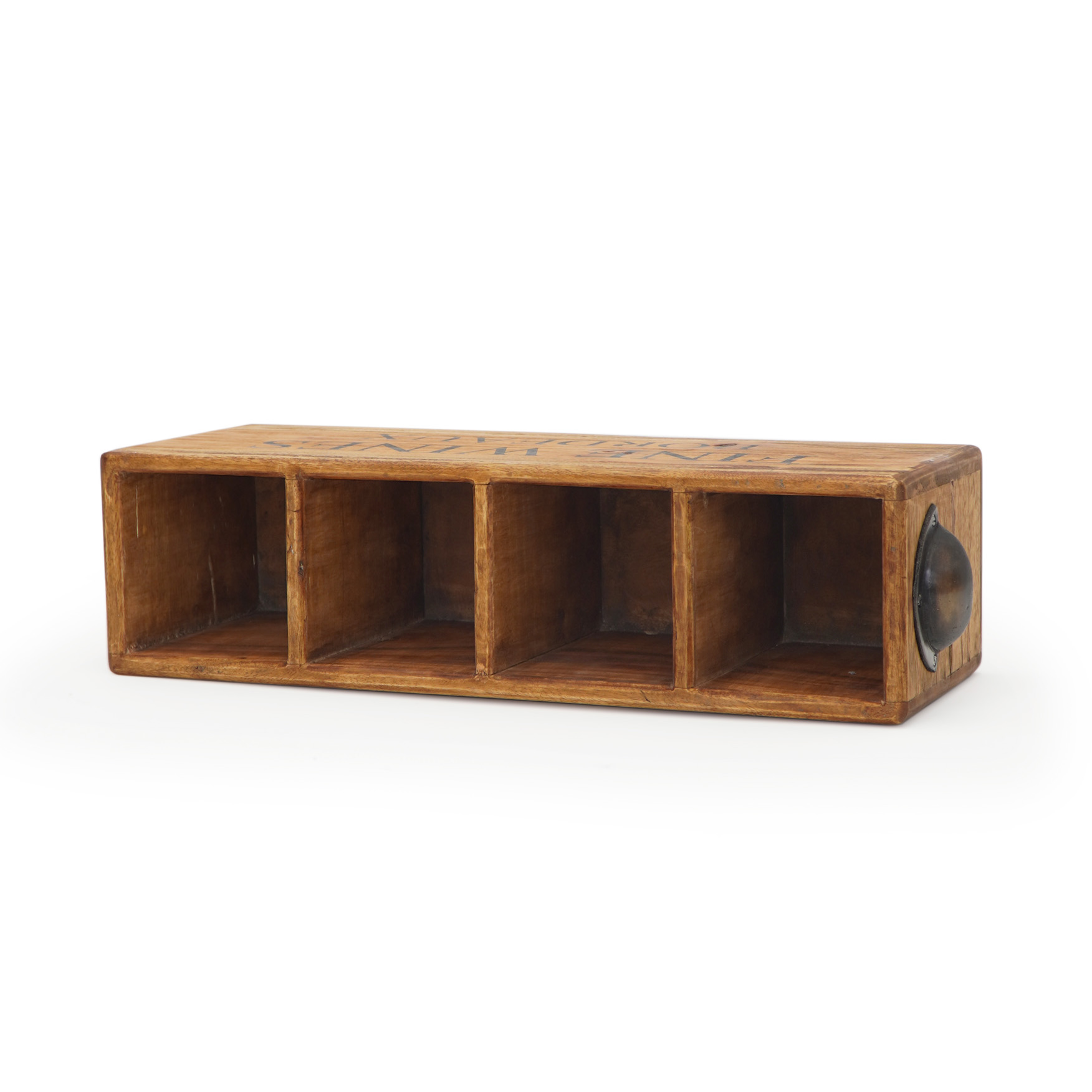 Weinbox GLÖGG | 4 Flaschen | Holz natur mit Print