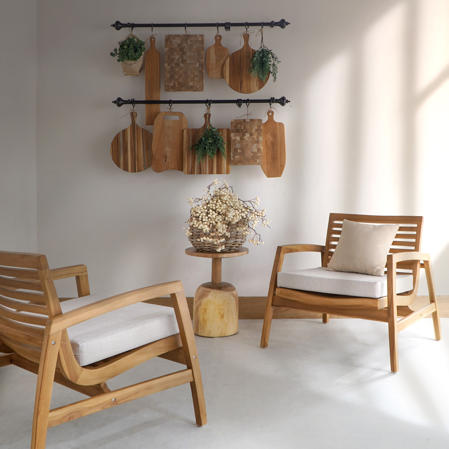Garten-Sitzlounge | DOVER | 4-teilig | Teakholz