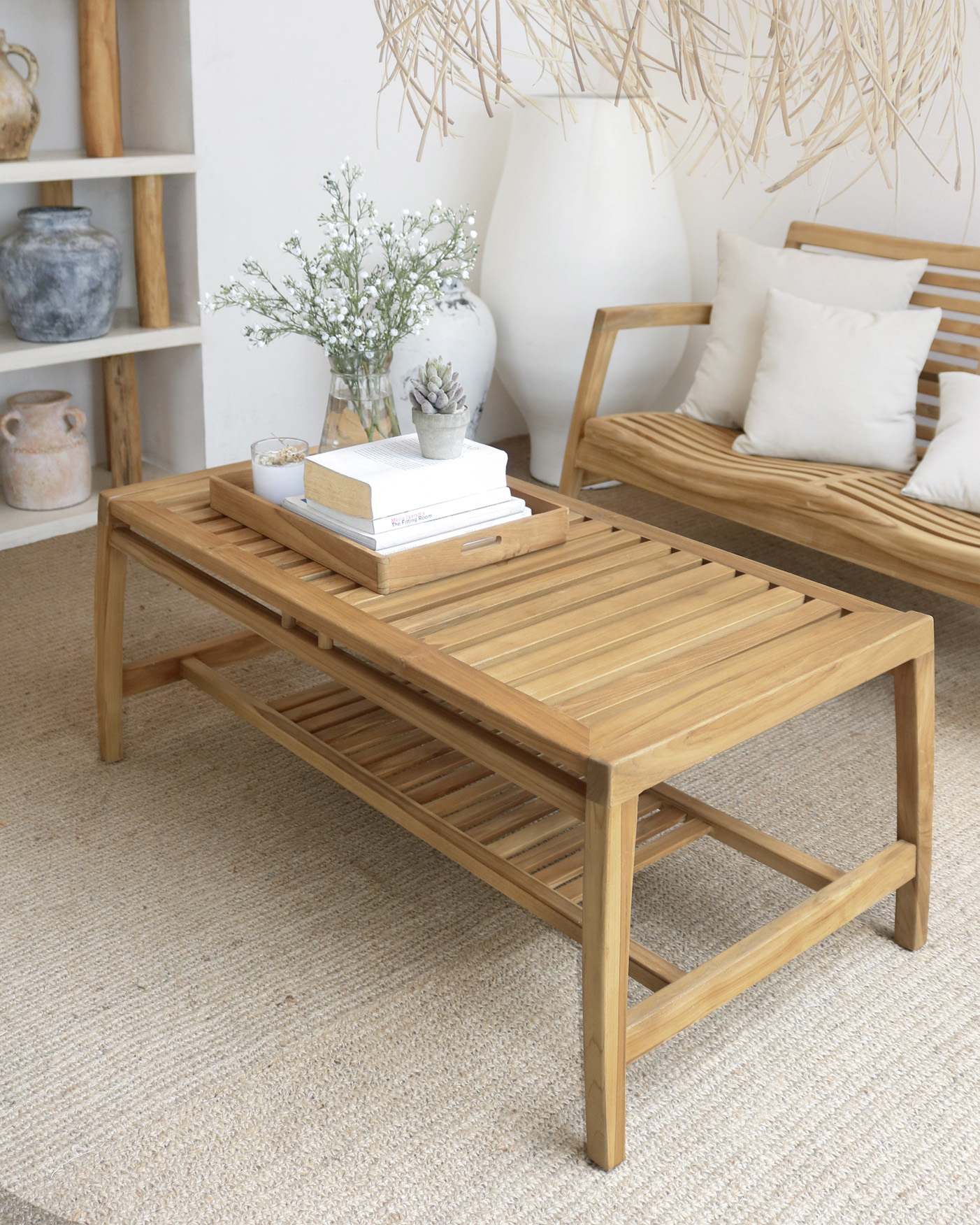 Garten-Sitzlounge | DOVER | 4-teilig | Teakholz