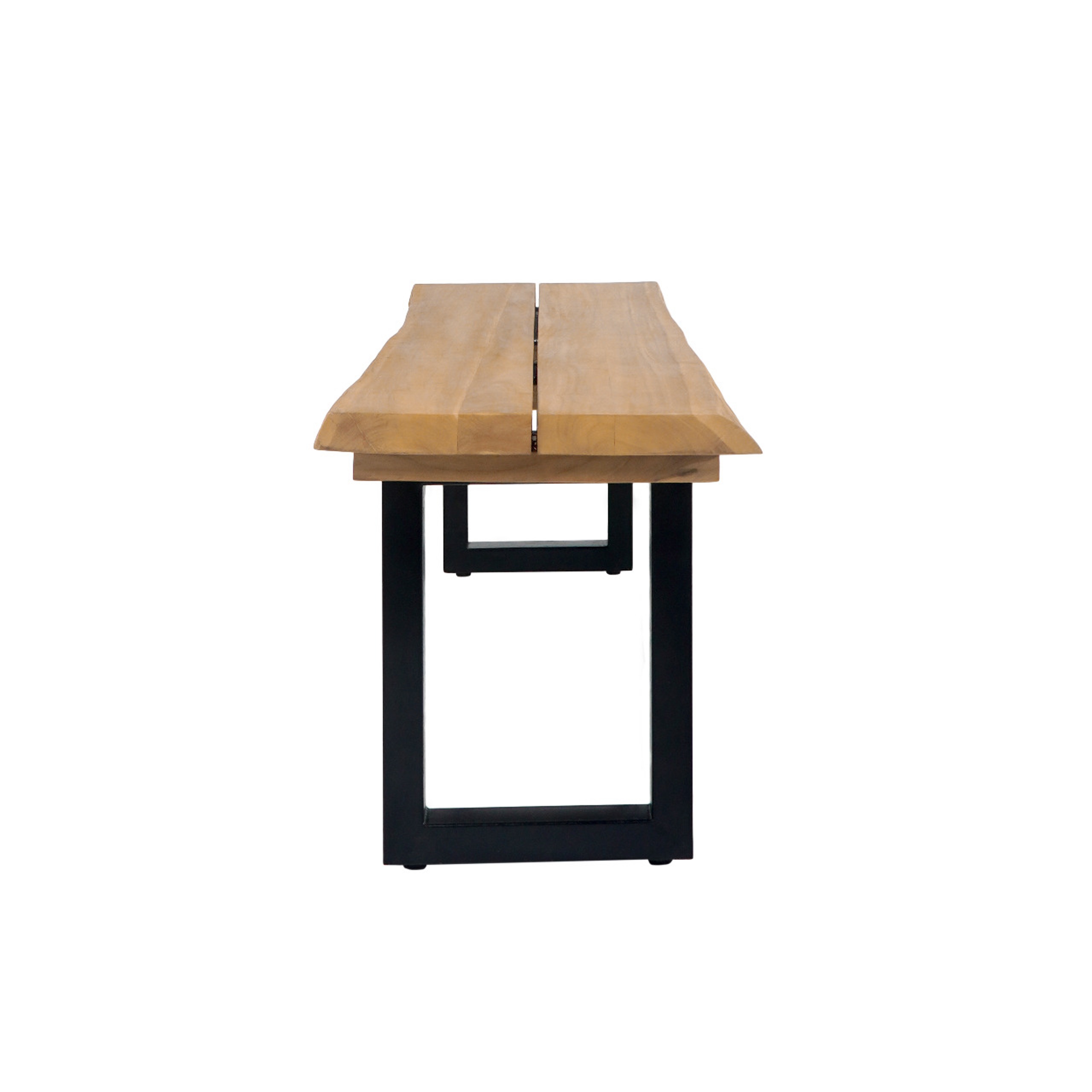 Garten-Sitzbank BAUMKANTE | Teakholz massiv | 170 cm