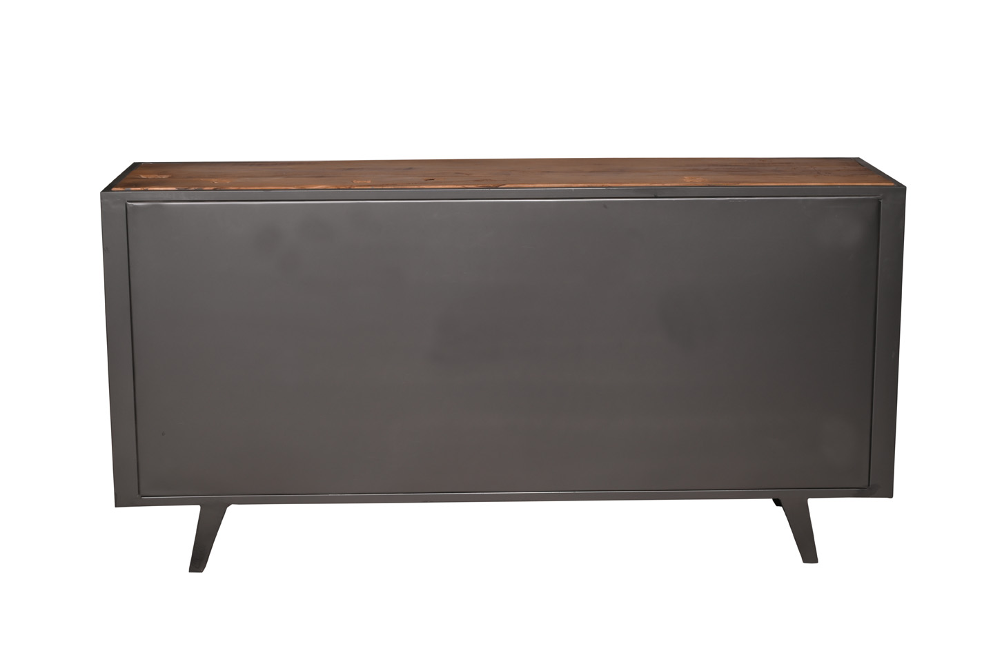 Sideboard OLDWOOD | recyceltes Altholz | Metall gun-metal | 160 cm breit