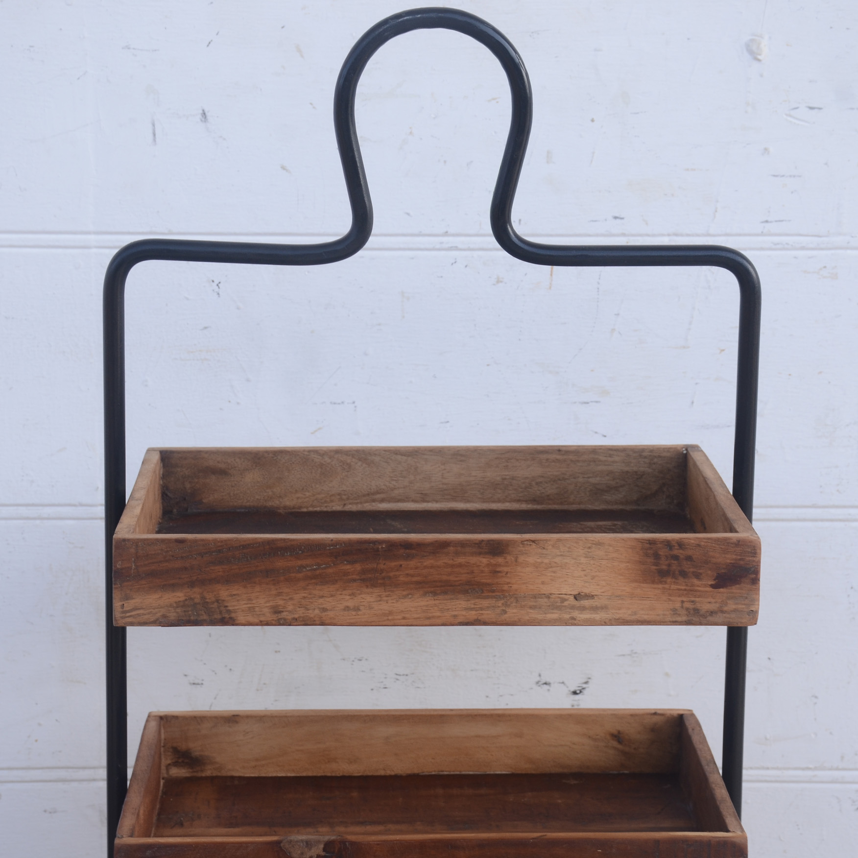 Etagere REGAL-1 | Metall / Holz | 115 cm hoch