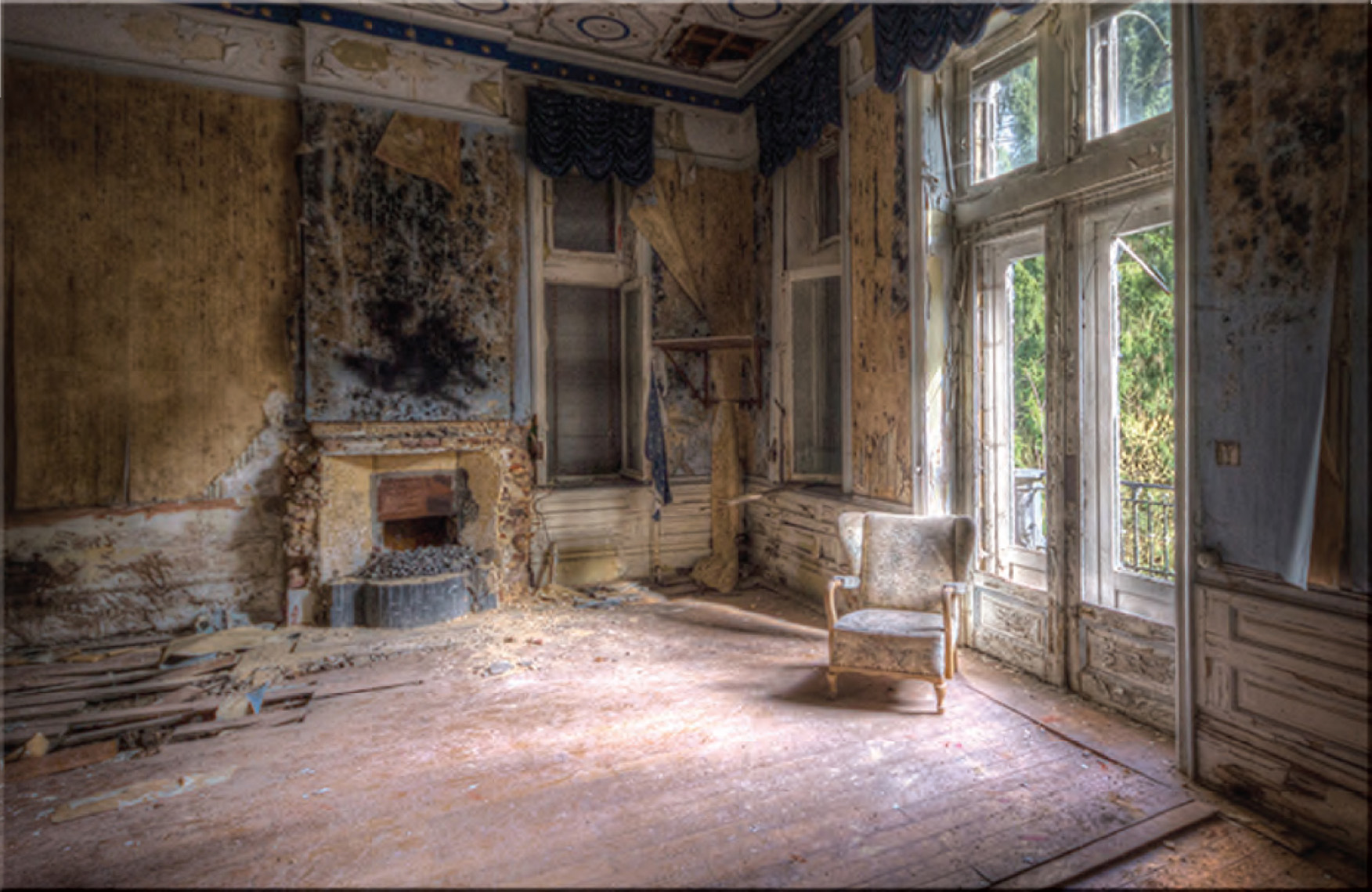 Glasbild | PALAZZO 1 | M : 100 x 70 cm / L : 150 x 100 cm