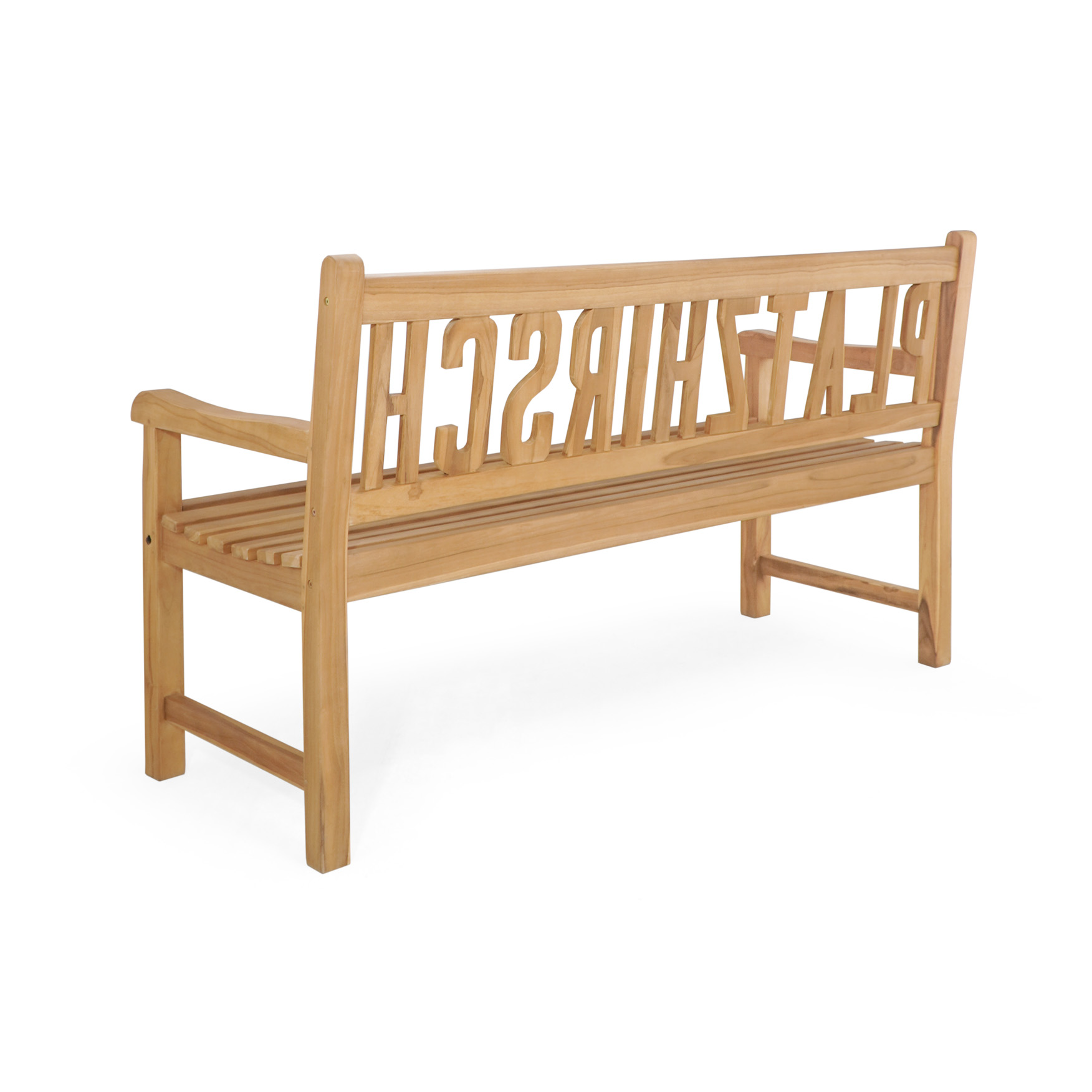 Gartenbank PLATZHIRSCH | Teakholz | 150 cm
