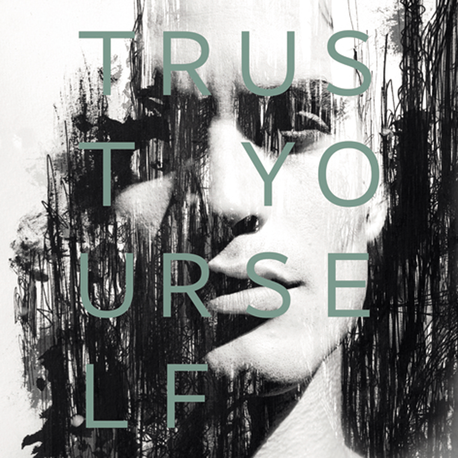 Wandbild MondiArt | TRUST YOURSELF | AluArt matt | M: 80 x 80 cm