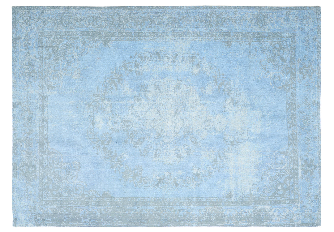 Vintage-Teppich Medaillon, turquise