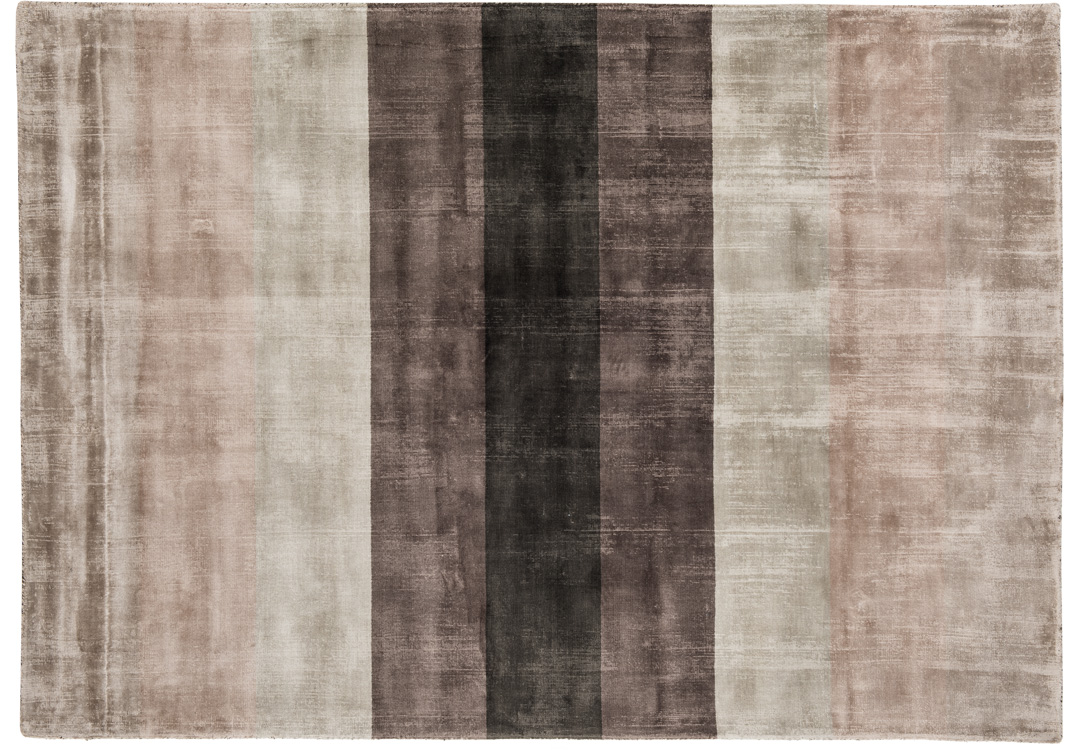Vintage-Teppich STRIPES, 140 x 200 cm, mehrfarbig