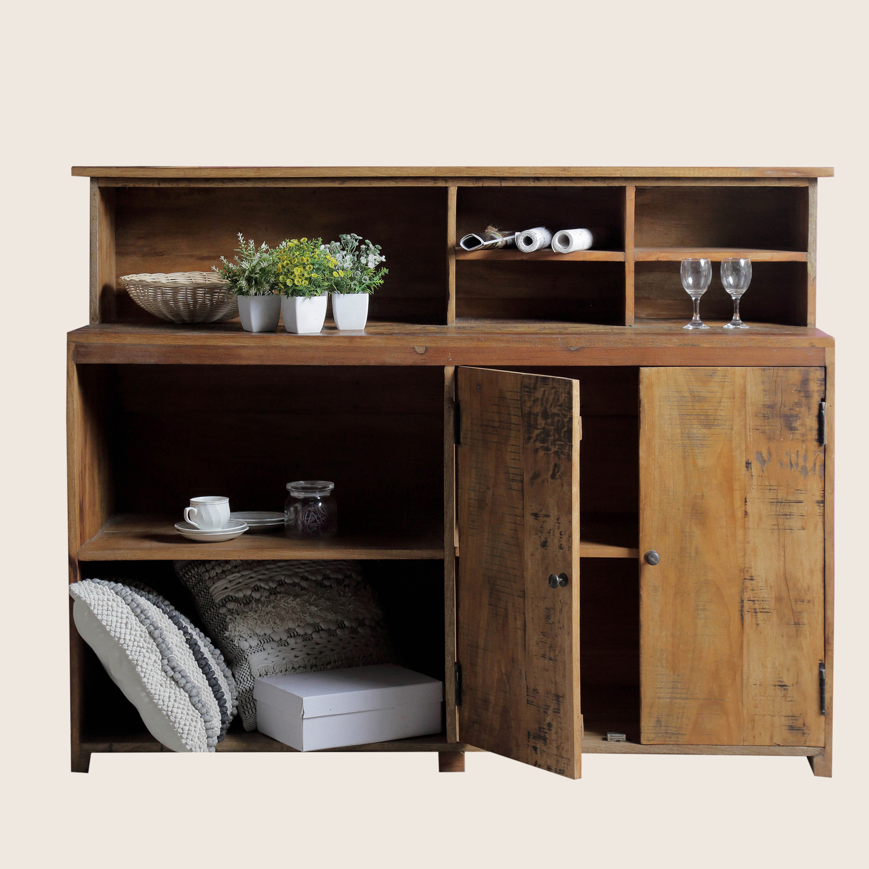 Ladentresen / Bartheke CASH | recycelte Althölzer | ca. 145 cm