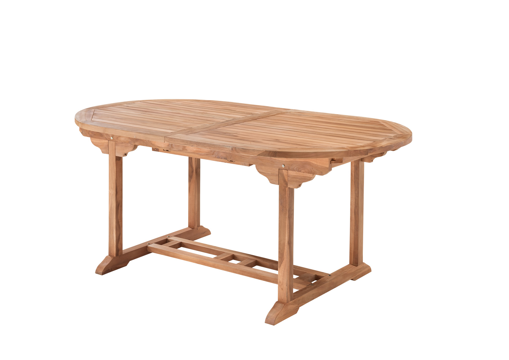 Garten-Esstisch MODENA | Teak | oval | ausziehbar | 180 (240) x 100 cm