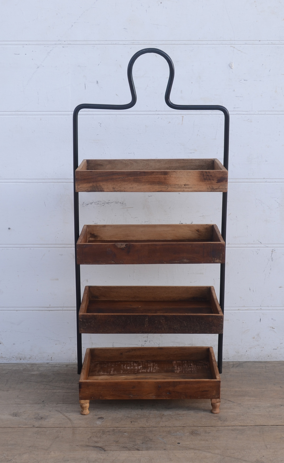 Etagere REGAL-1 | Metall / Holz | 115 cm hoch