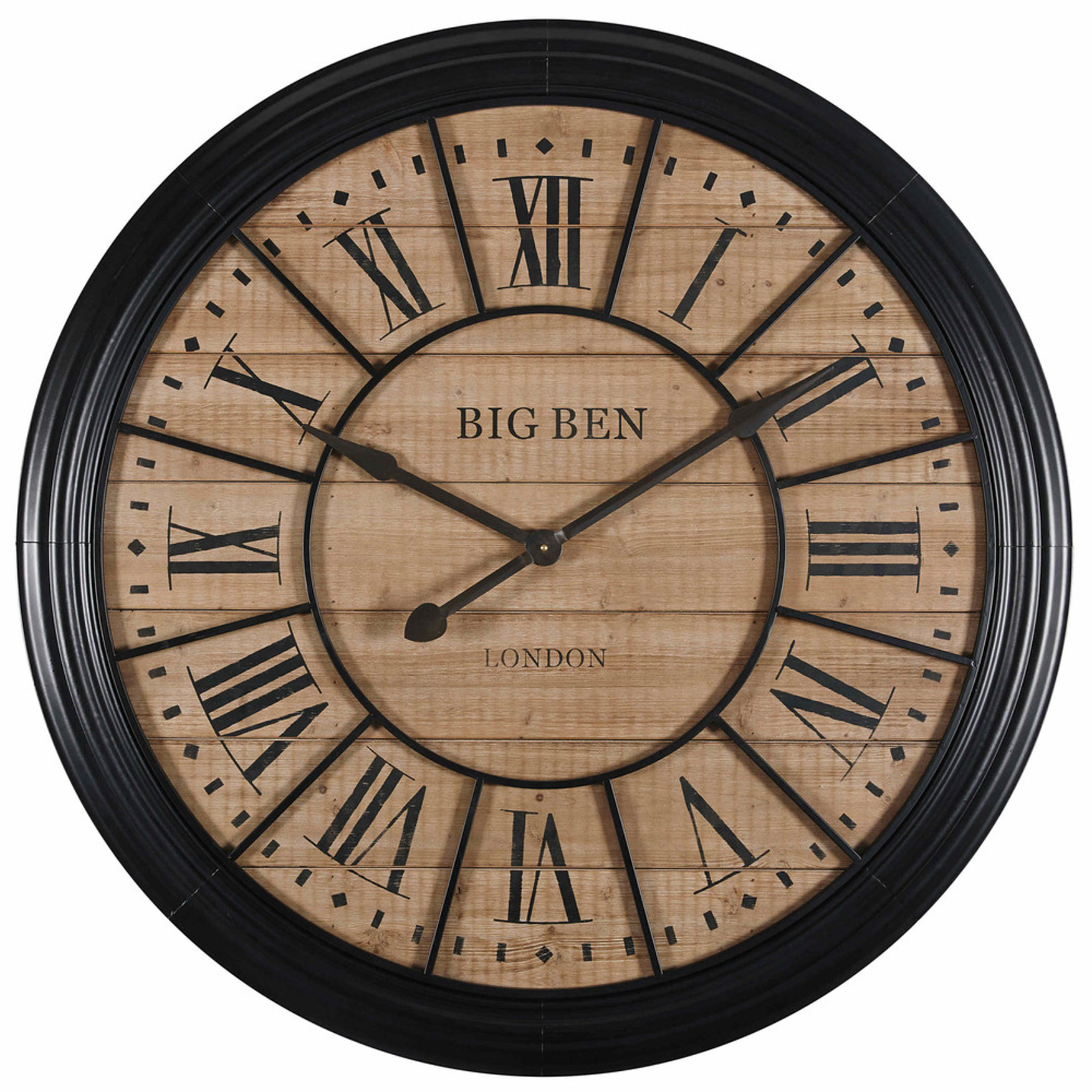 Wanduhr XXL-BIG BEN |  Holz | rund: ca. 100 cm