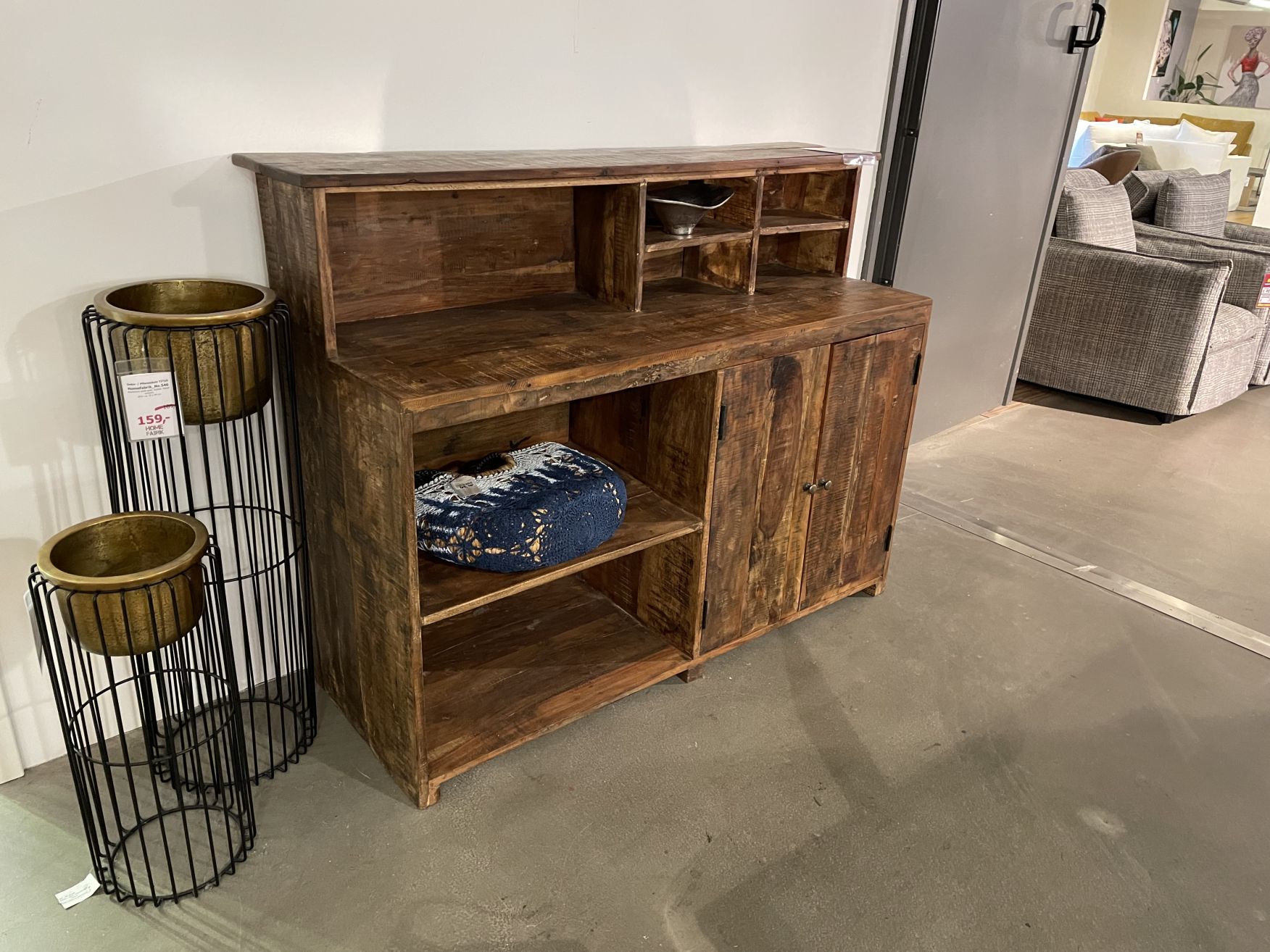 Ladentresen / Bartheke CASH | recycelte Althölzer | ca. 145 cm