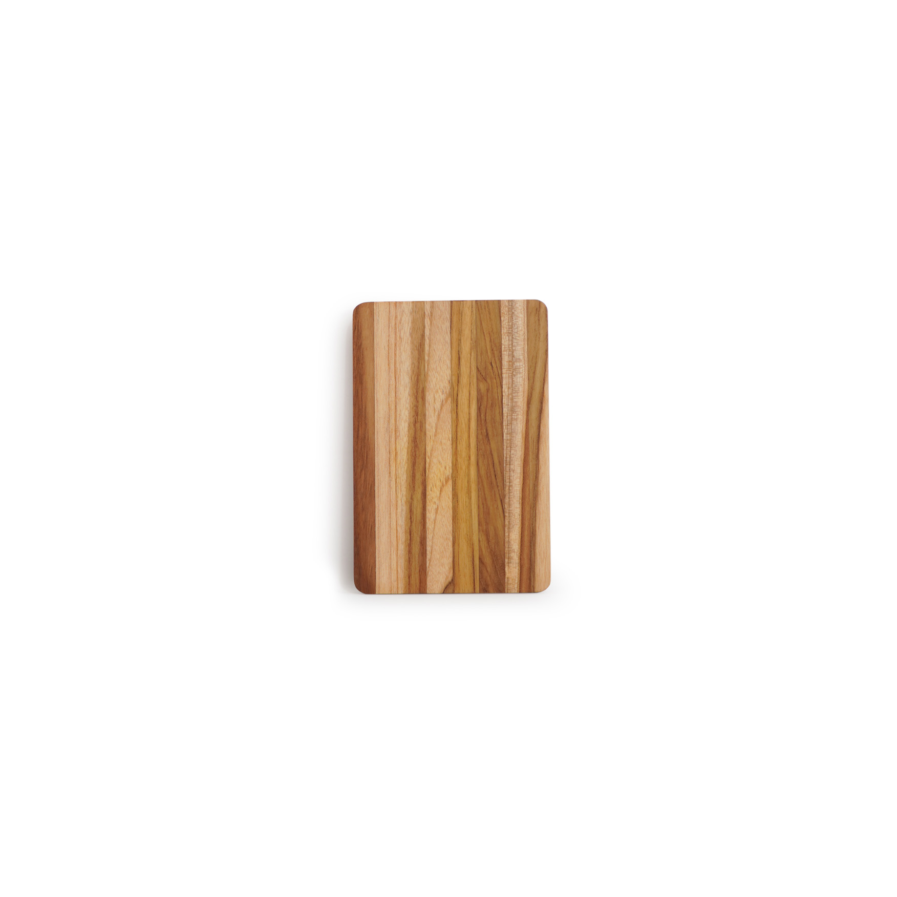 Schneidebrett FRÜHSTÜCK | 2er SET | Teakholz | 23 x 15 cm