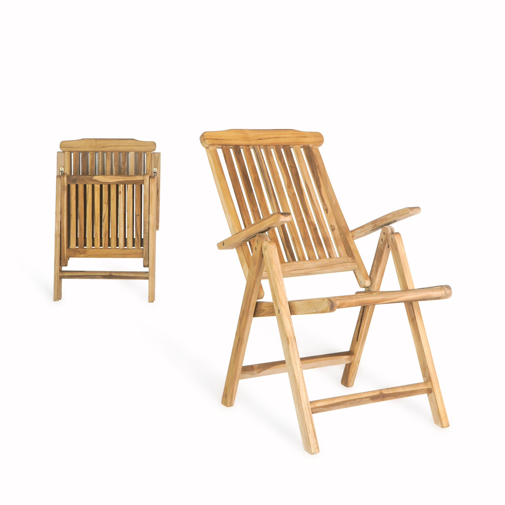 Gartenstuhl HOCH-1 | Teakholz | 5-fach verstellbar