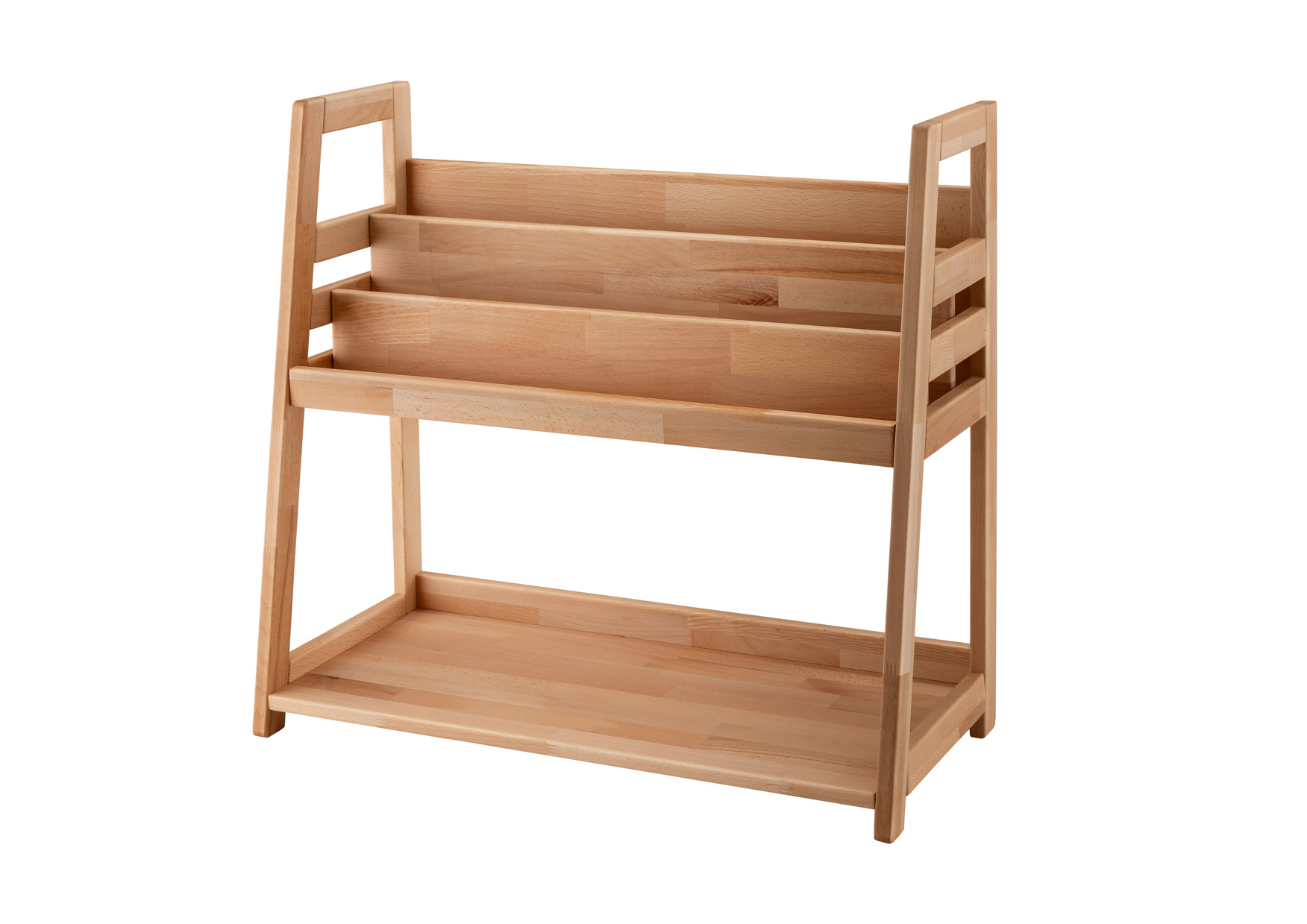 Regal/Kinderregal MONTESSORI 1 | Kernbuche geölt | B/H/T: ca. 83 x 75 x 38 cm